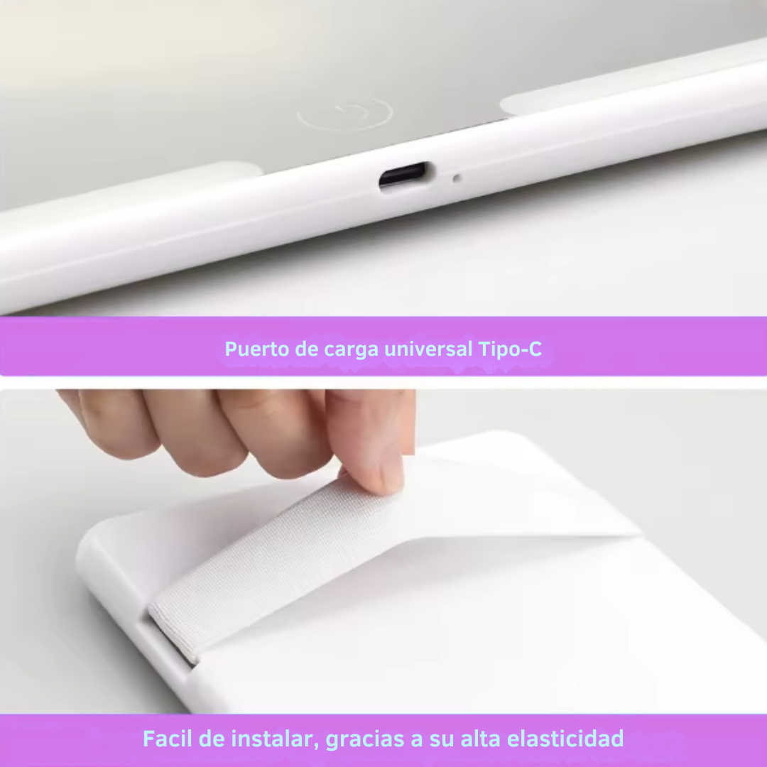 Espejo de maquillaje para auto